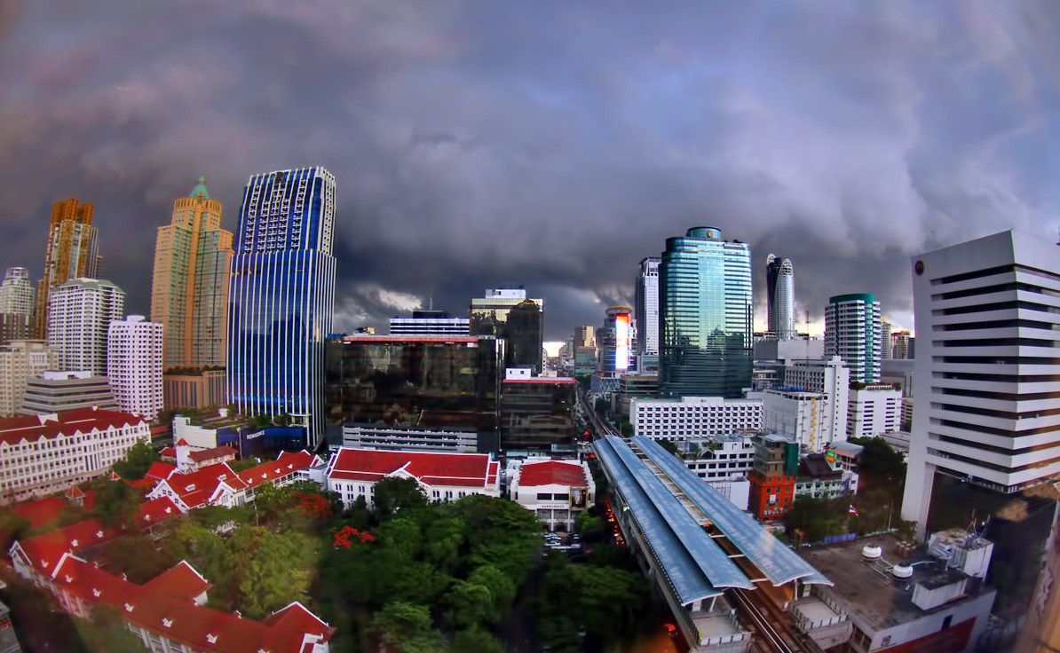 mùa mưa ở Bangkok