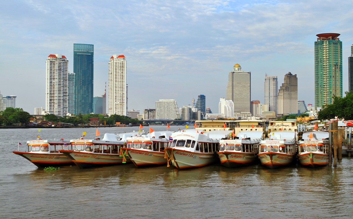 đi thuyền ở Bangkok