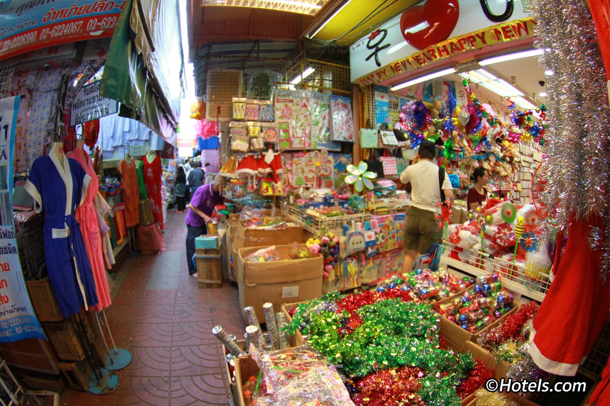 chợ pahurat ở Bangkok