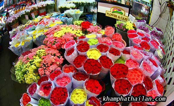 chợ hoa Bangkok
