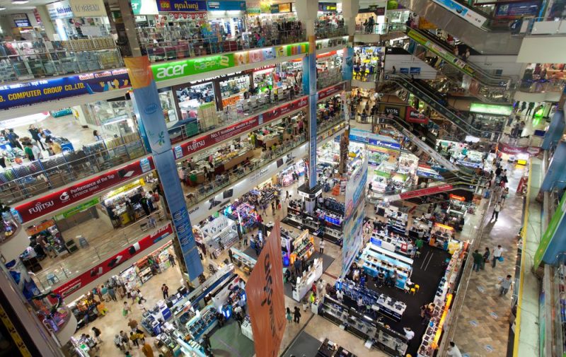 Trung tâm mua sắm đồ điện tử Pantip Plaza Bangkok Thái Lan