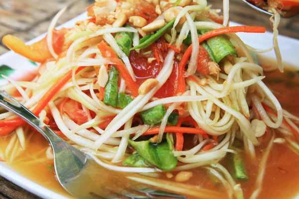 Som Tam Som Tam là món gỏi đu đủ cay của vùng Đông Bắc Thái