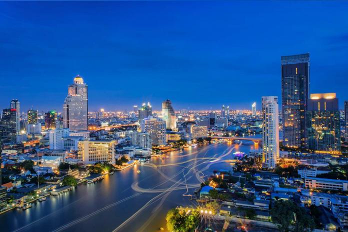 Khu riverside Bangkok