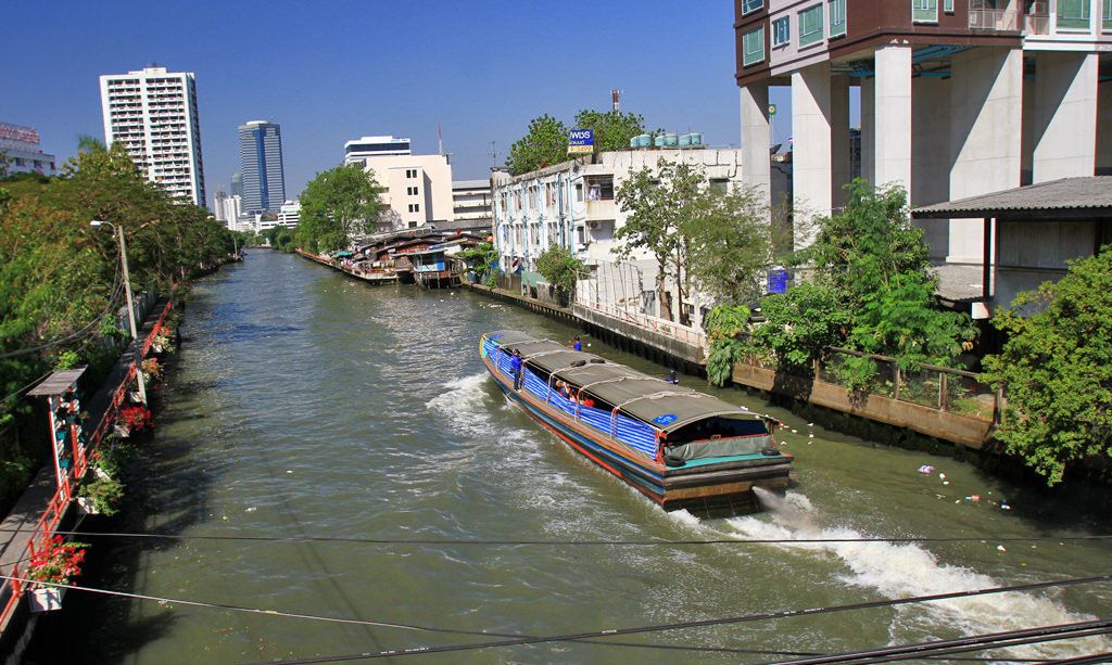 đi thuyền ở Bangkok
