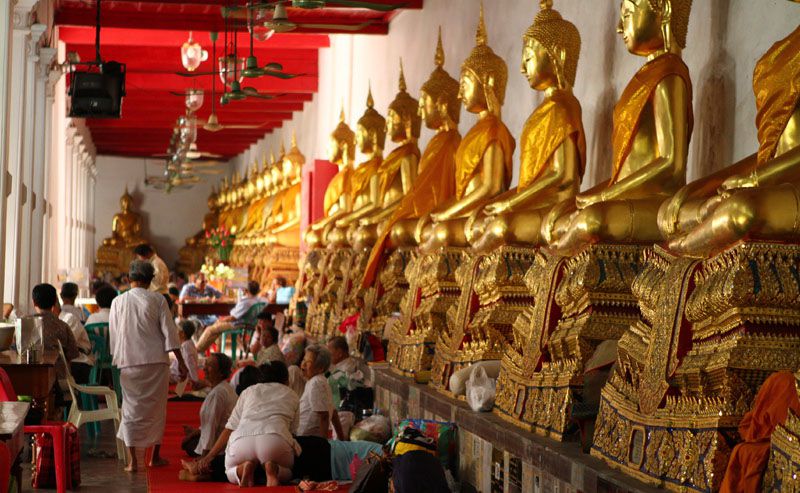 chùa Wat Mahathat ở Bangkok