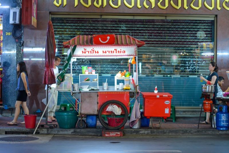 Xe đồ ngọt ở Bangkok