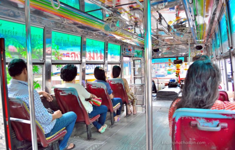 Cách đi lại bằng xe bus ở Thái Lan