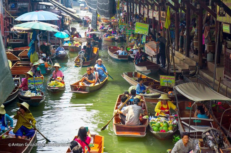 Chợ nổi Damnoen Saduak