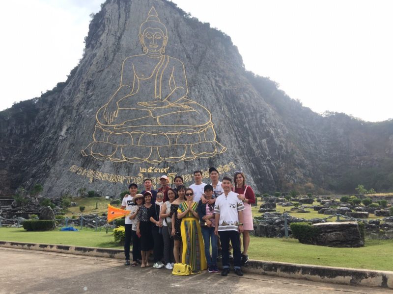Đoàn du lịch BestPrice tại Khao Chi Chan Buddha