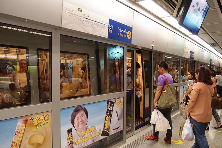 Cách sử dụng MRT ở Bangkok